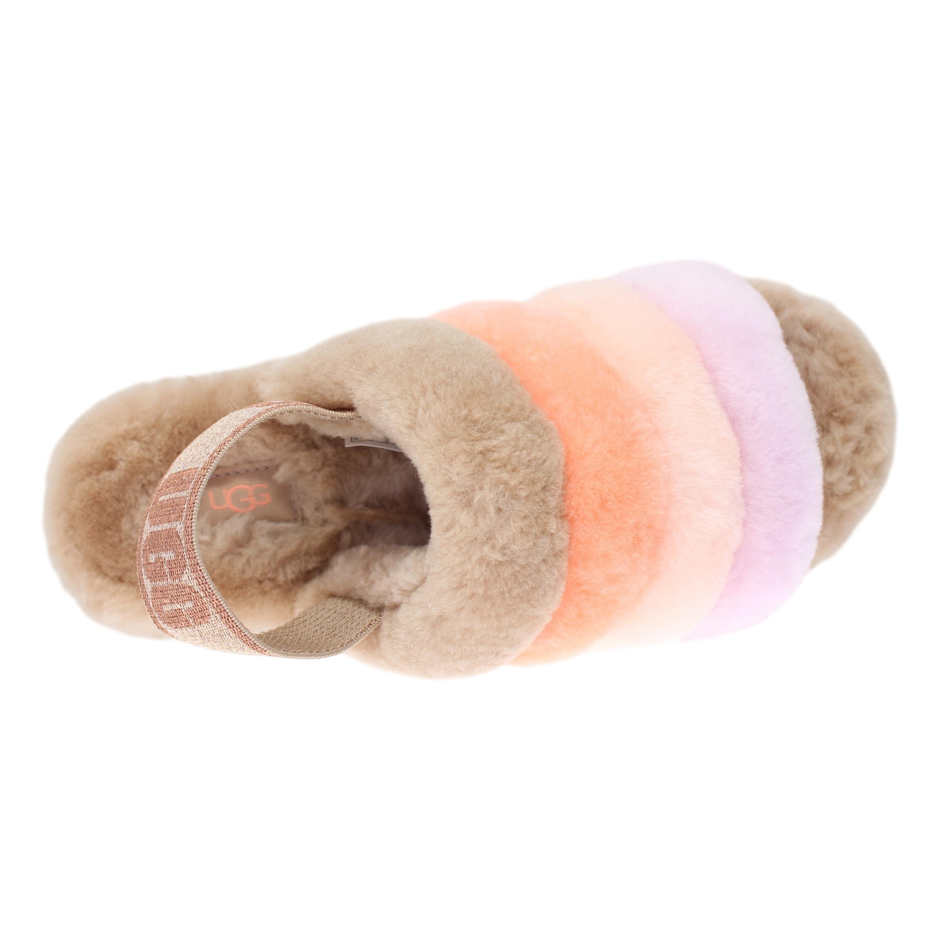 Ugg fluff yeah slide multicolor pink 2025