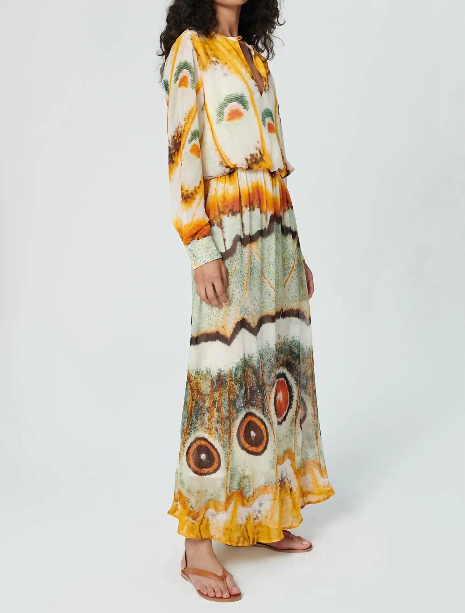 knee length dresses for ladies Pippa Maxi (Natural Chiffon) 6Y
