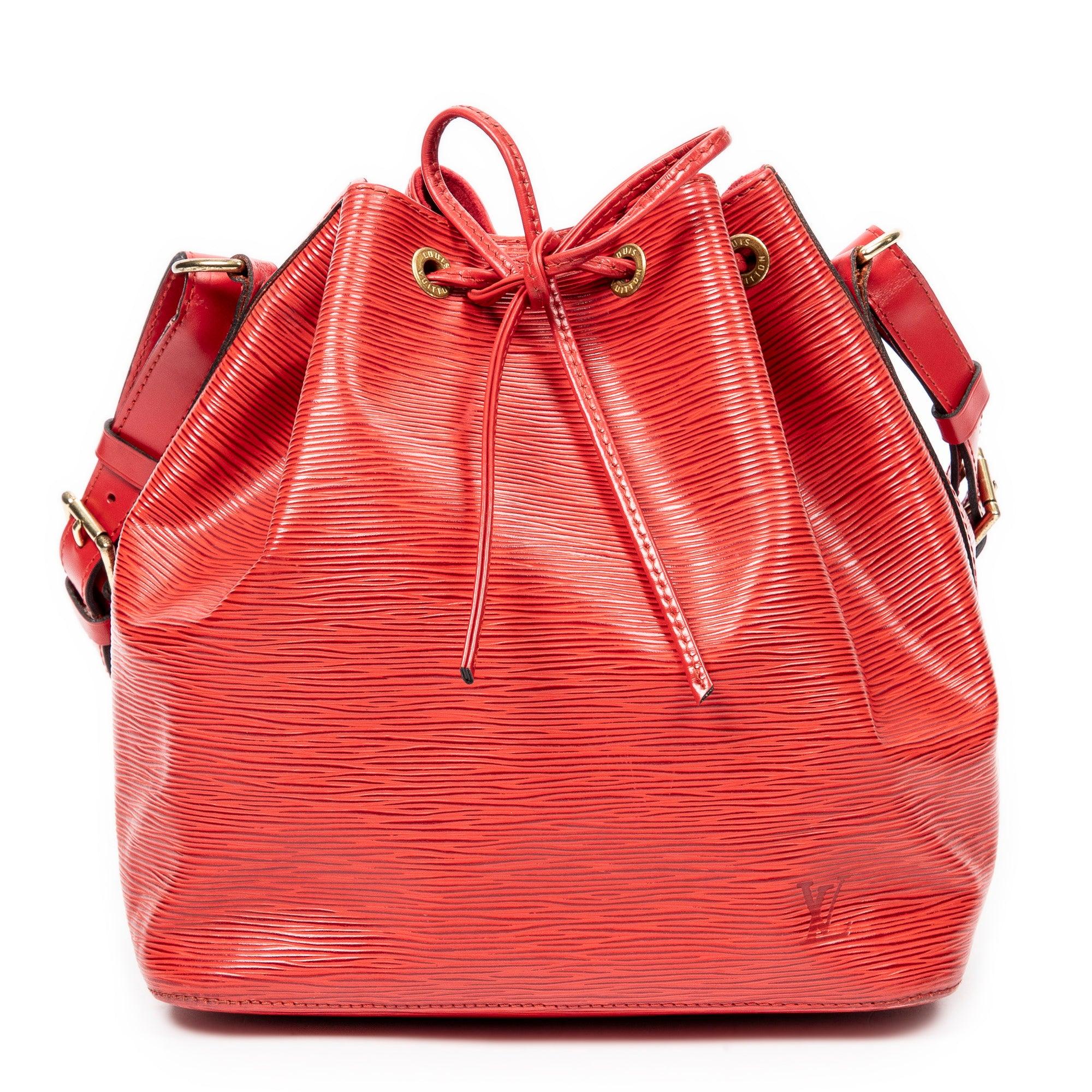 Louis Vuitton Noe Pm in Red