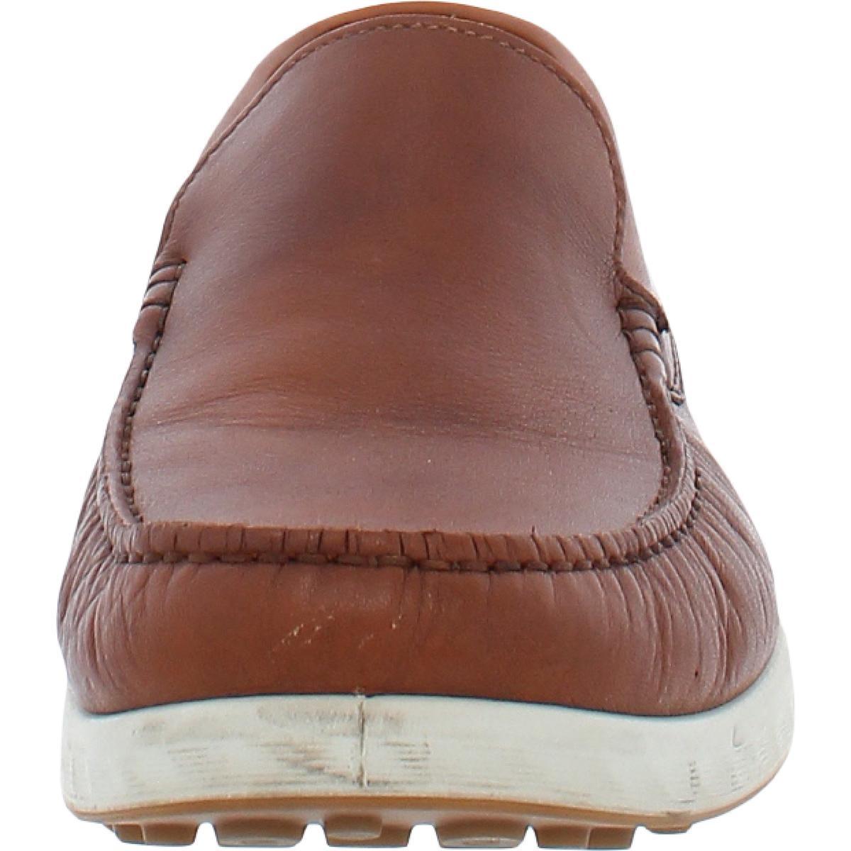 Ecco S Lite Moc Classic Leather Cushioned Footbed Loafers in Brown for | Lyst