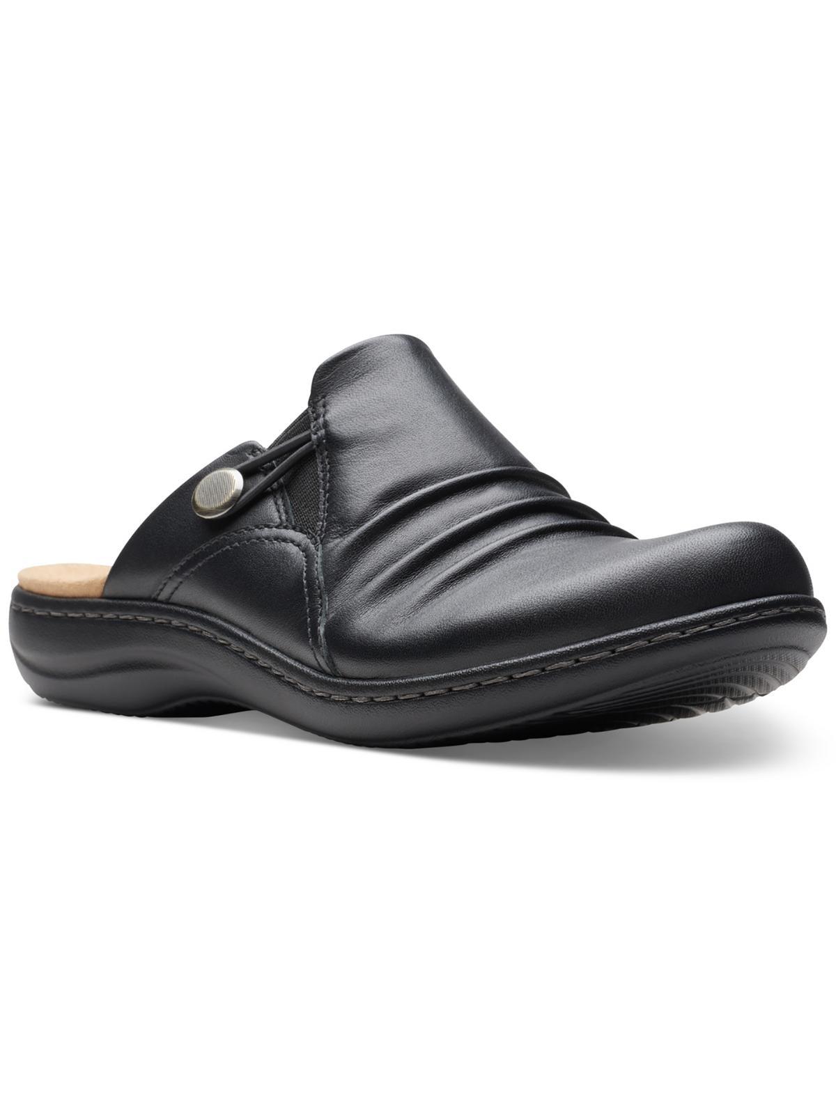 Clarks Laurieann Bay Leather Slip On Mules in Black Lyst