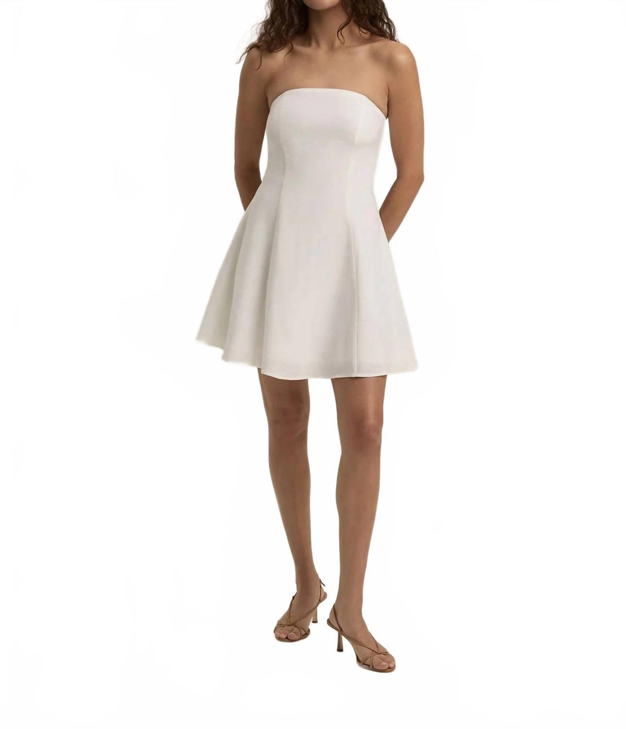 favorite daughter white linen dress The Perfect Opportunity Linen Dress