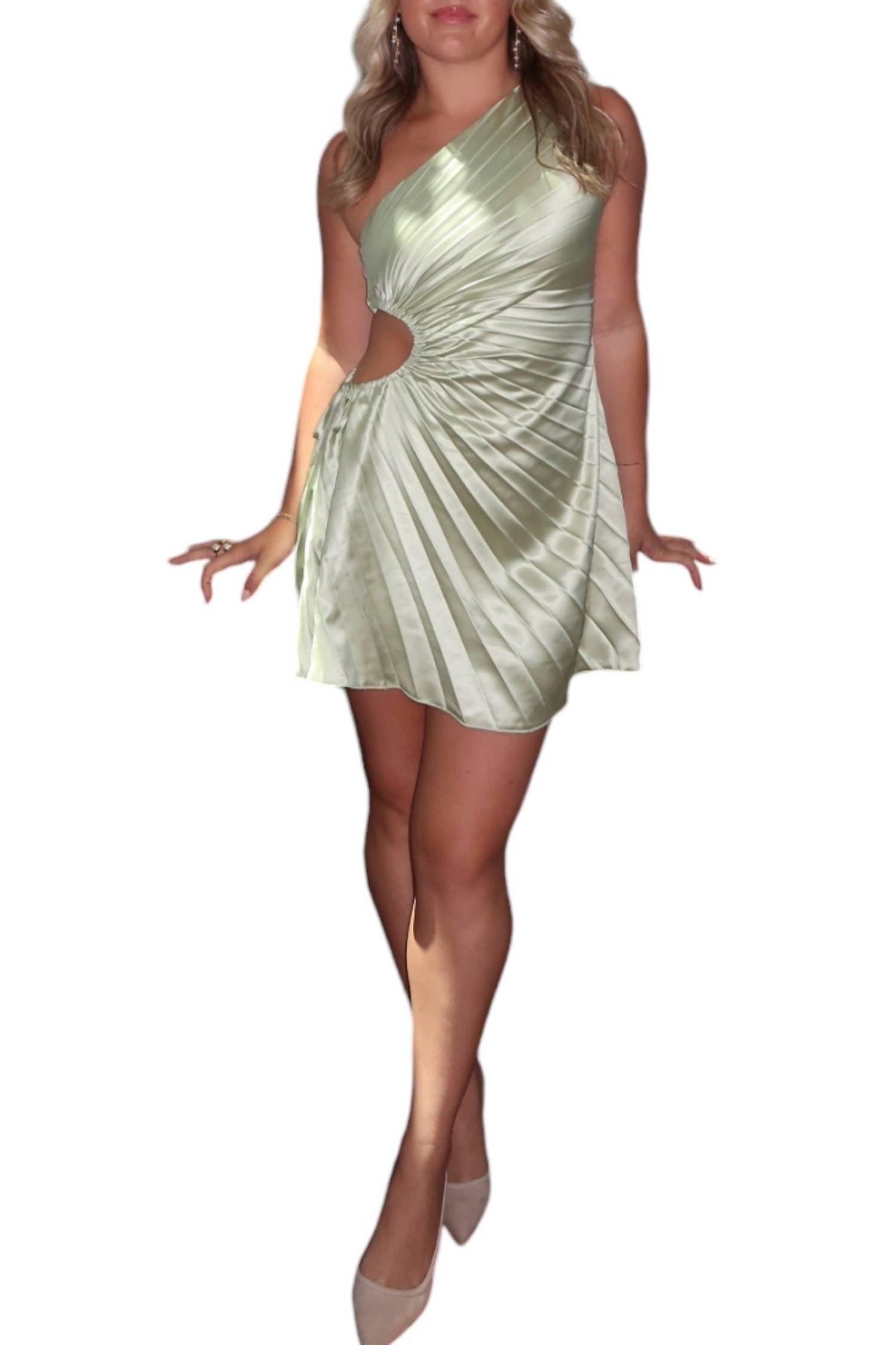 strapless open back dress Sasha Mini