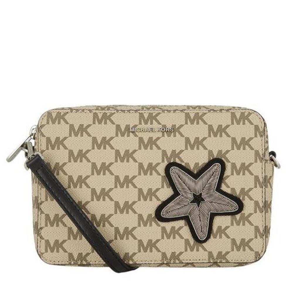Michael Kors Patches Starfish Medium Camera Crossbody Bag in Metallic