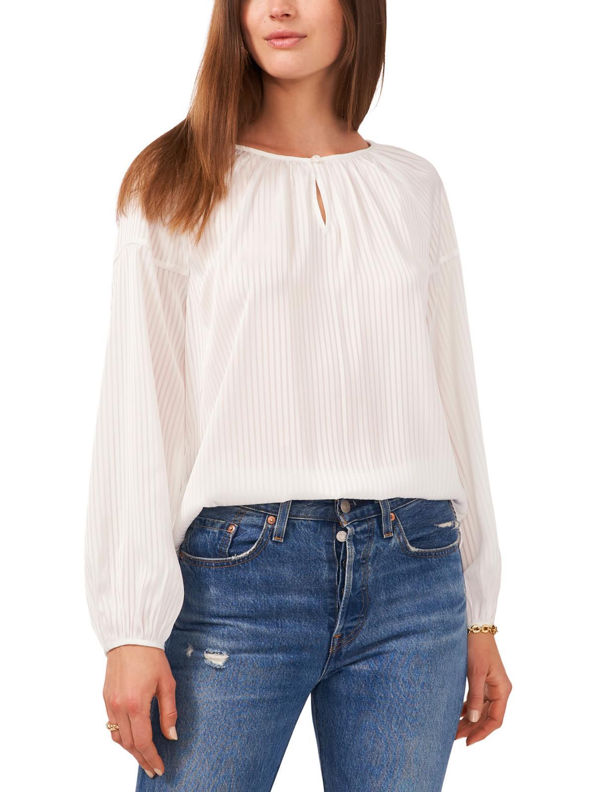 Vince camuto white store blouse