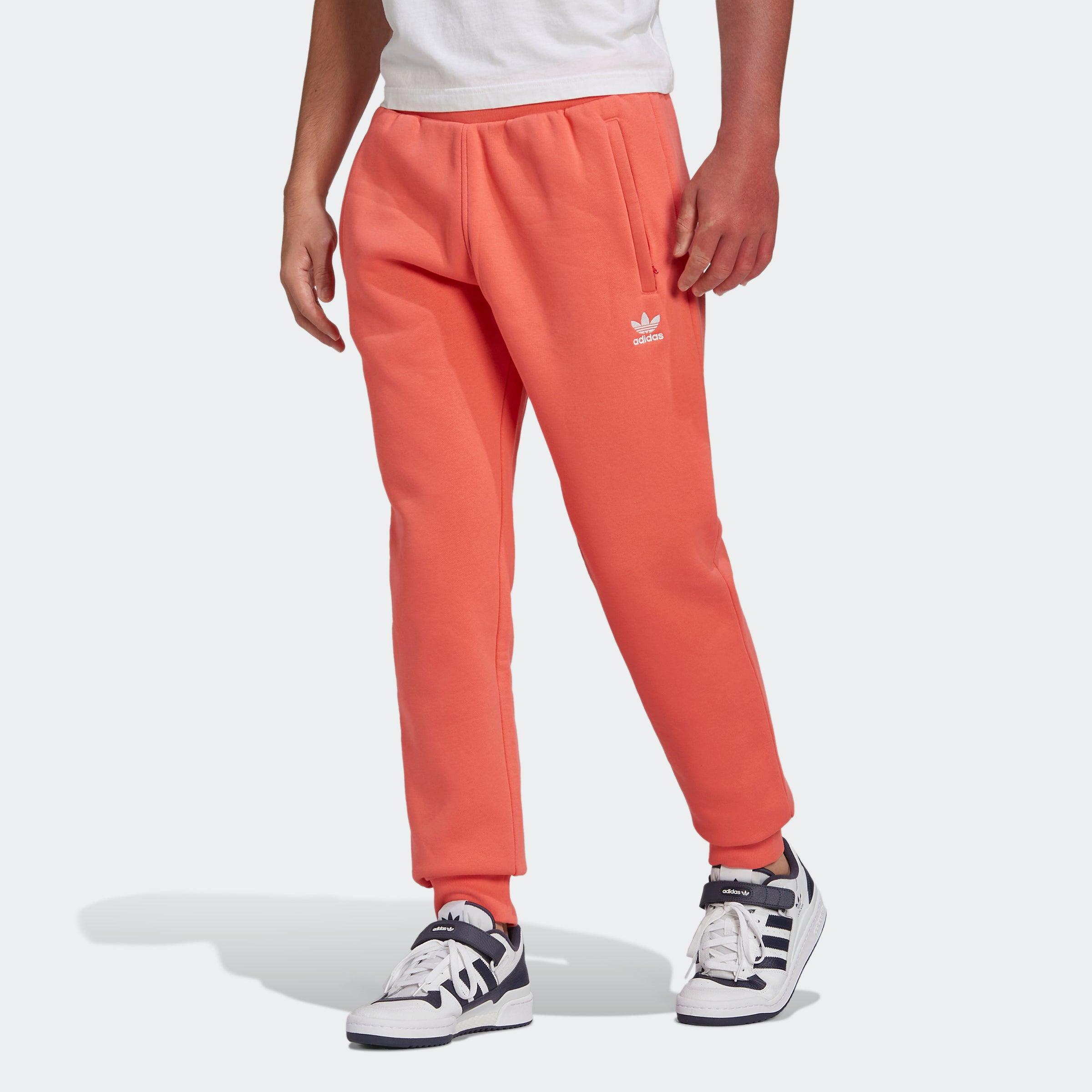 adidas Adicolor Essentials Trefoil Pants in Red for Men | Lyst