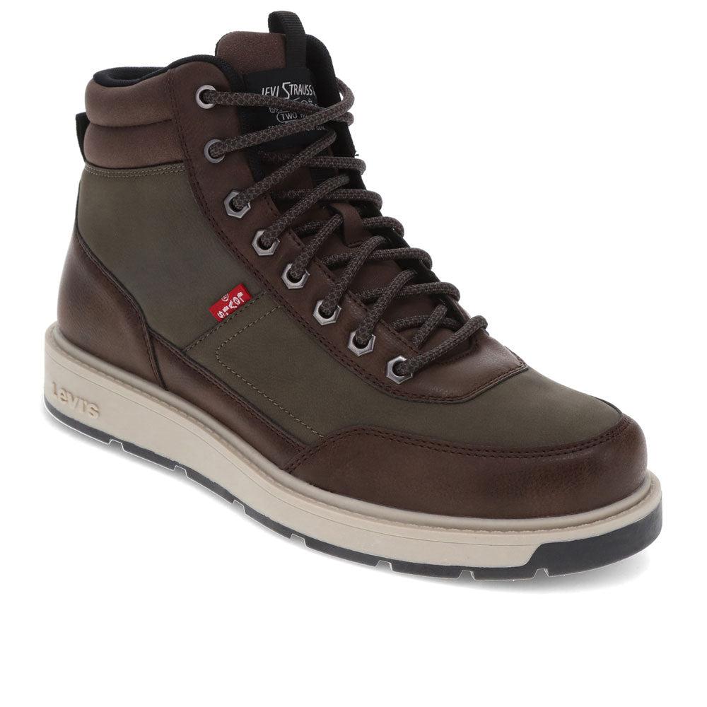 Levi's Venture Synthetic Leather And Suede Rugged Casual Sneaker