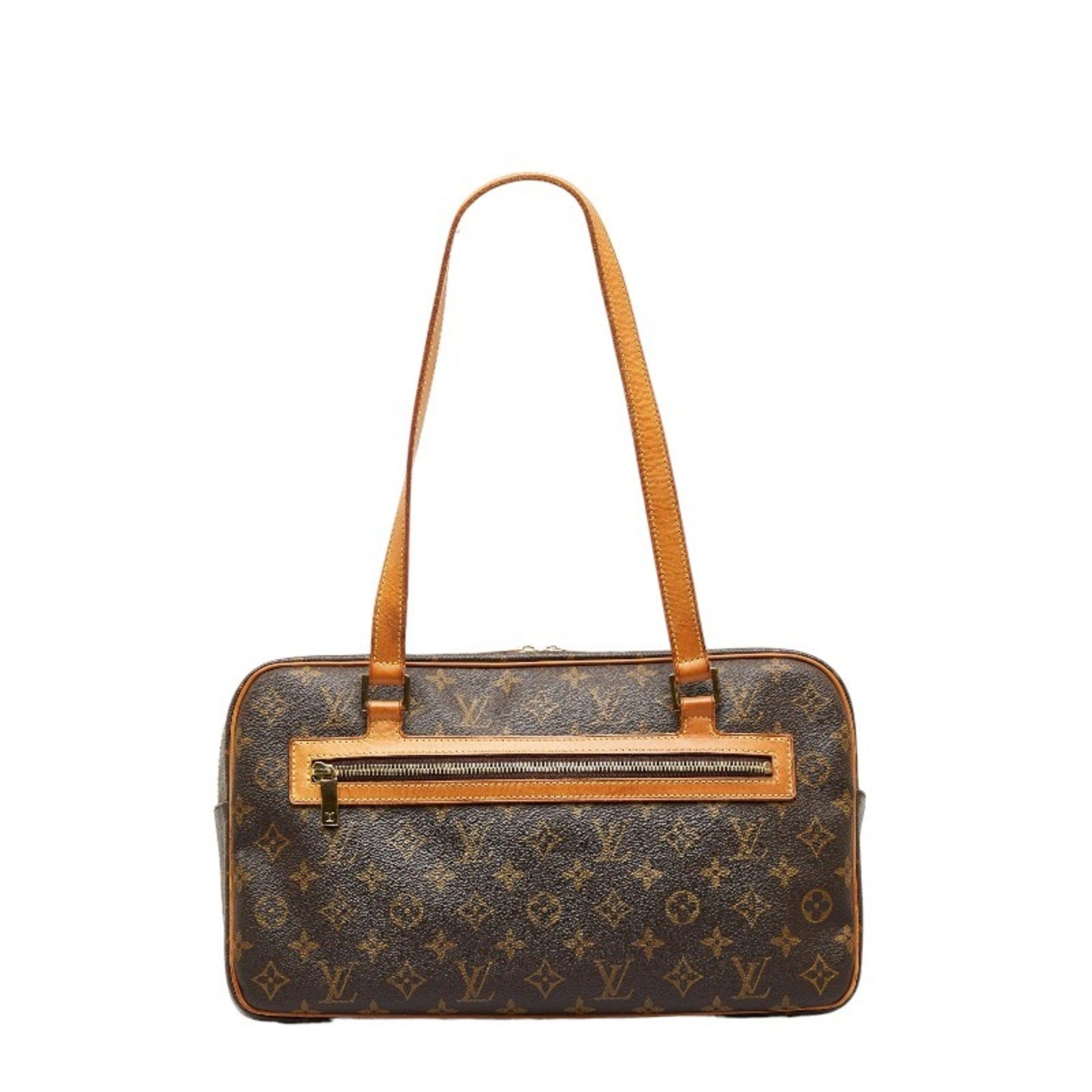Louis Vuitton Cite Canvas Shoulder Bag (pre-owned) in Brown