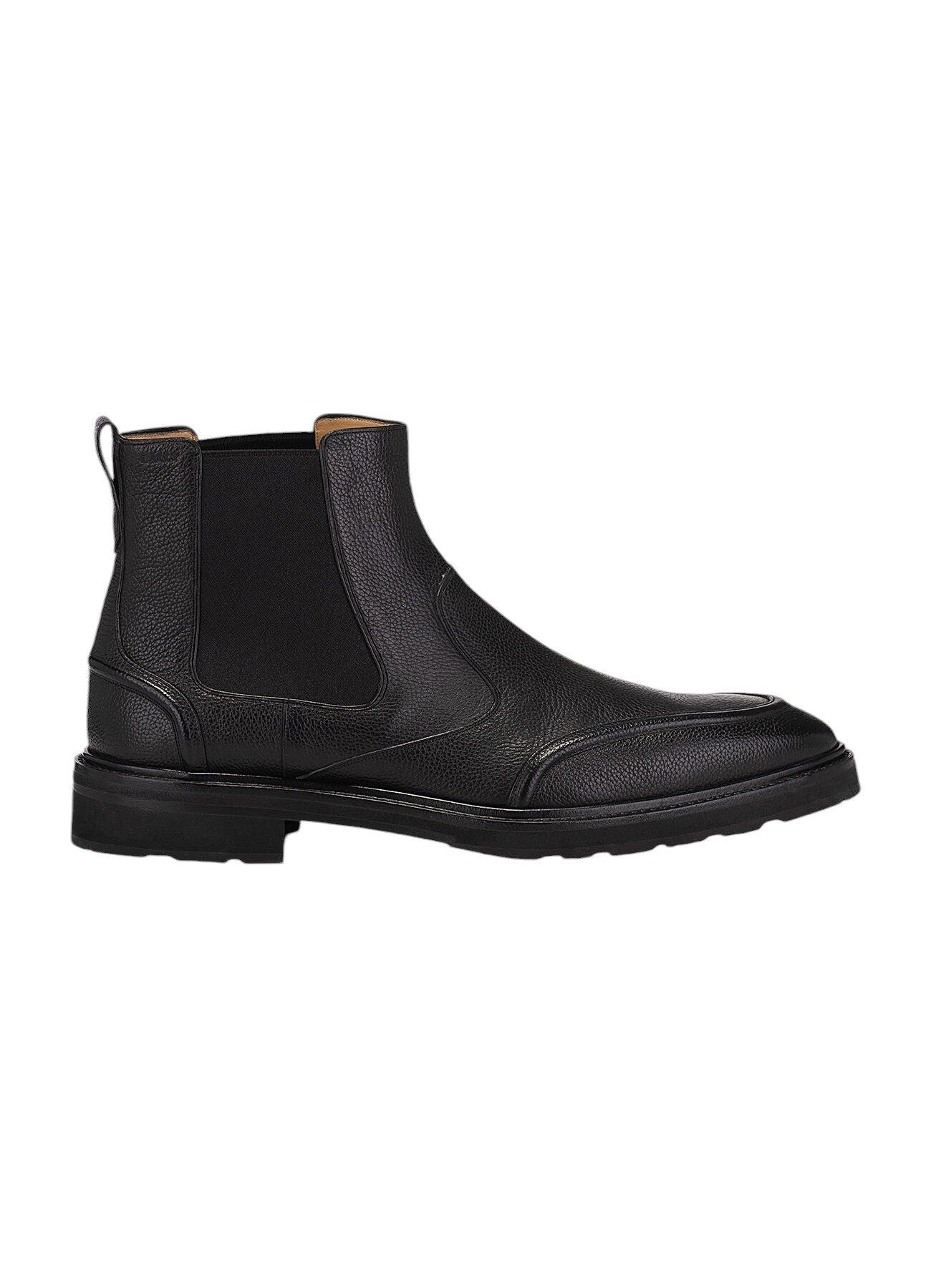 Bally Mildor 6301516 Calf Embossed Leather Chelsea Boots in Bally Mildor 6301516 Calf Embossed Leather Chelsea Boots in