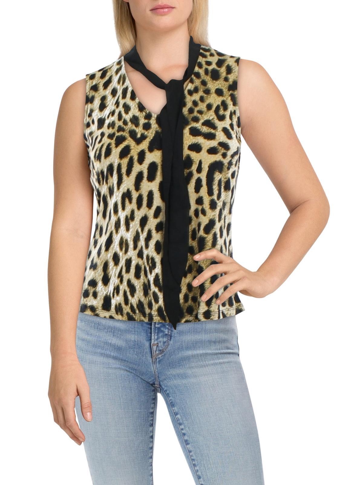 Riley & Rae Animal Print Tie Neck Blouse in Blue | Lyst Riley & Rae Animal Print Tie Neck Blouse in Blue | Lyst