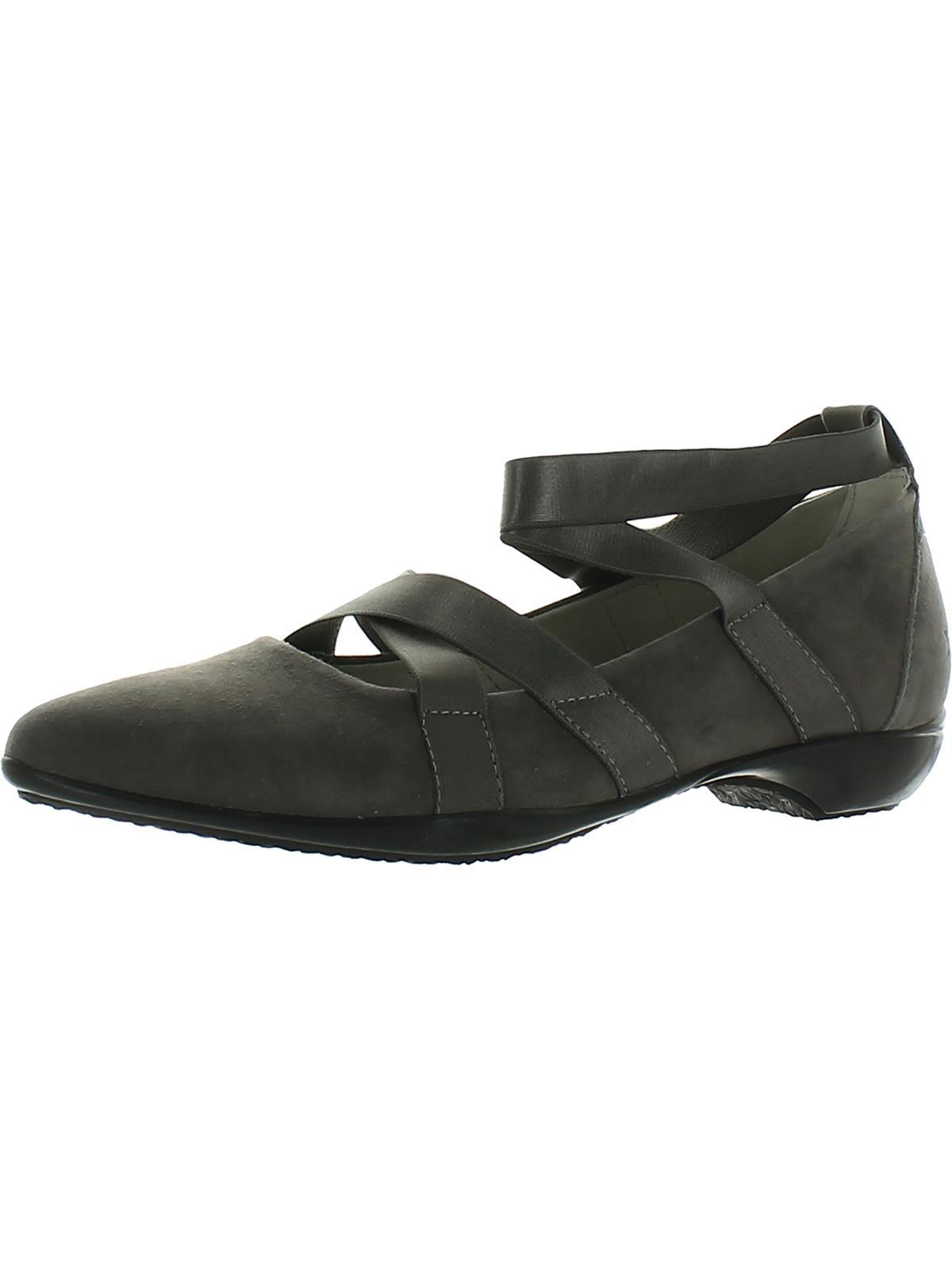 Jambu Rumson Too Suede Strappy Ballet Flats in Black Lyst