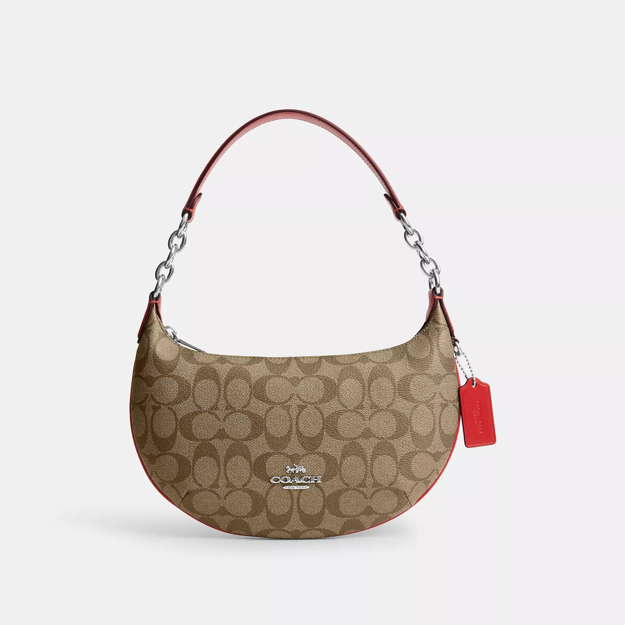 COACH Payton Hobo In Signature Canvas in Brown Lyst