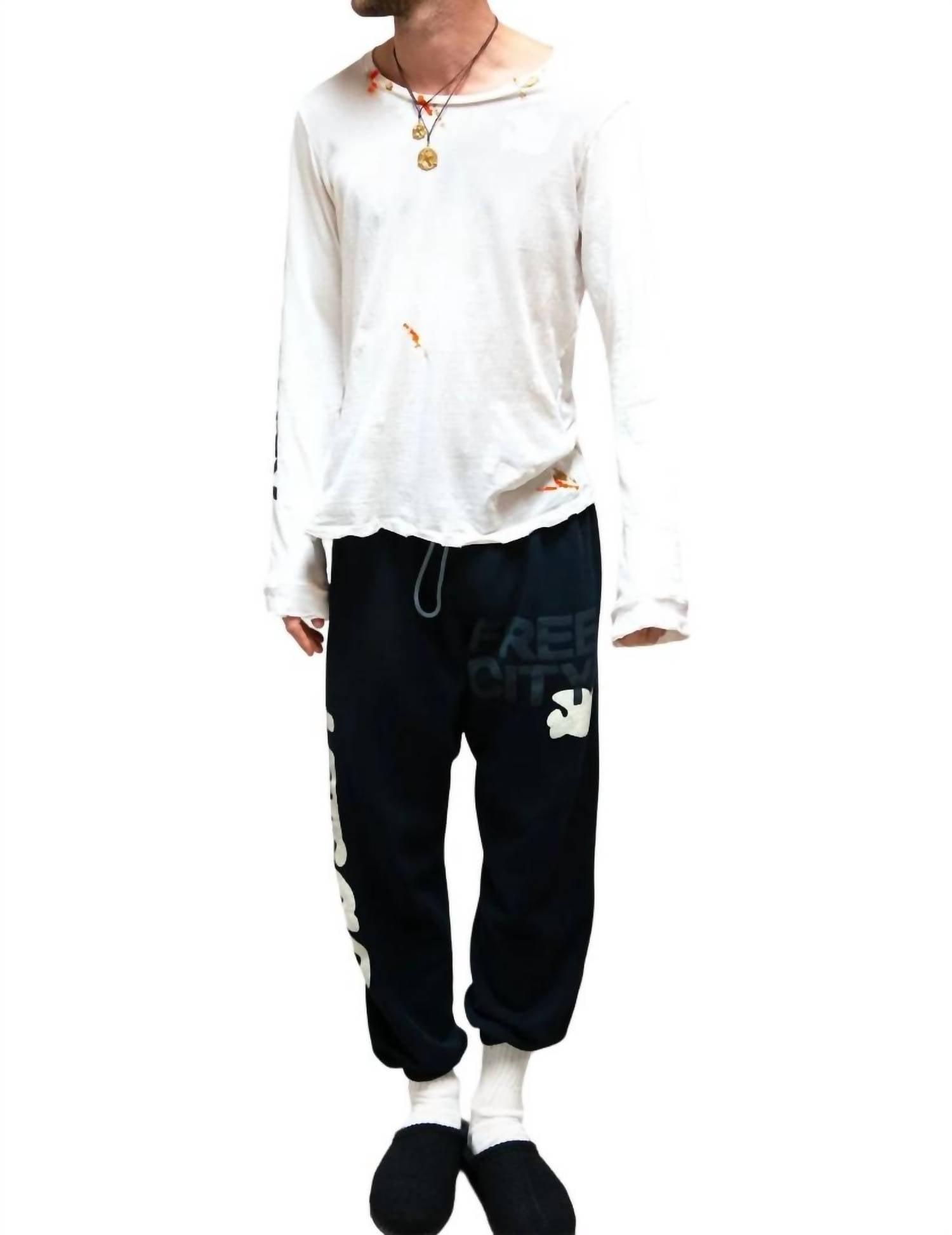 Freecity Superyumm Og Letsgo Sweatpant in White Lyst