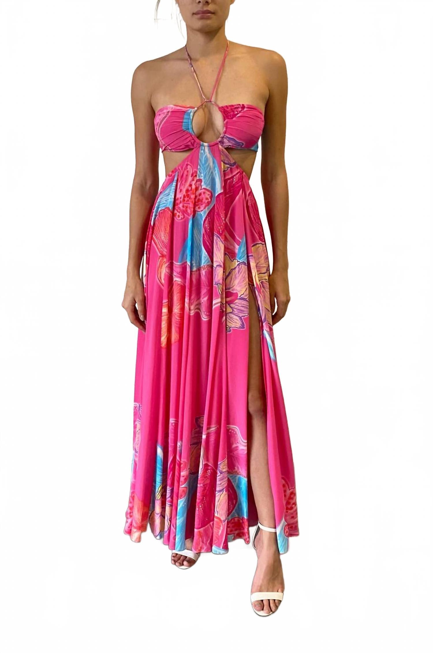 open lace back dress Rococo and Sand Flared Maxi Dress Spring main image 0