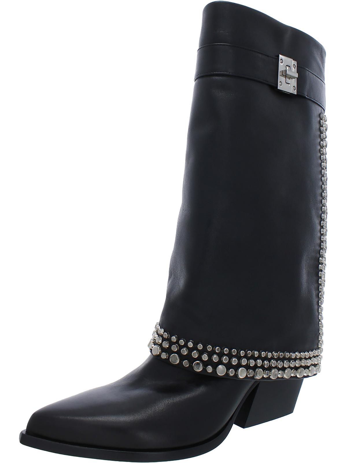 Vince Camuto Katiyah St Leather Mid-calf Boots in Black | Lyst