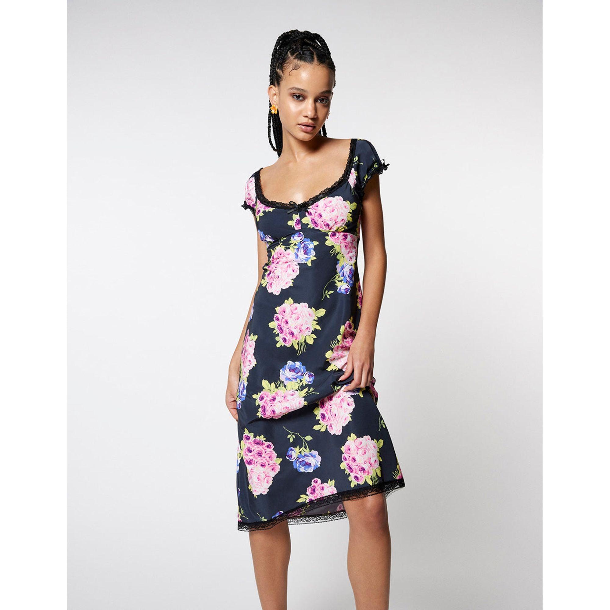 Betsey Johnson Malibu Midi Dress in Blue Lyst