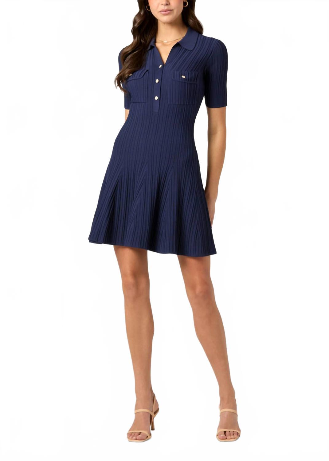 Shoshanna Antonia Mini Dress in Blue | Lyst