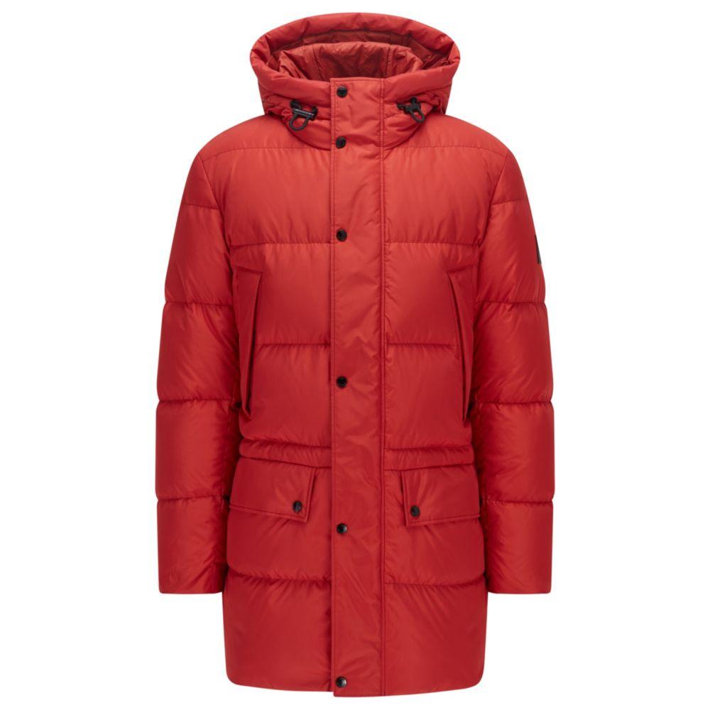 BOSS by HUGO BOSS Hugo - Down Filled Parka Jacket With Water Repellent  Finish in Red for Men | Lyst