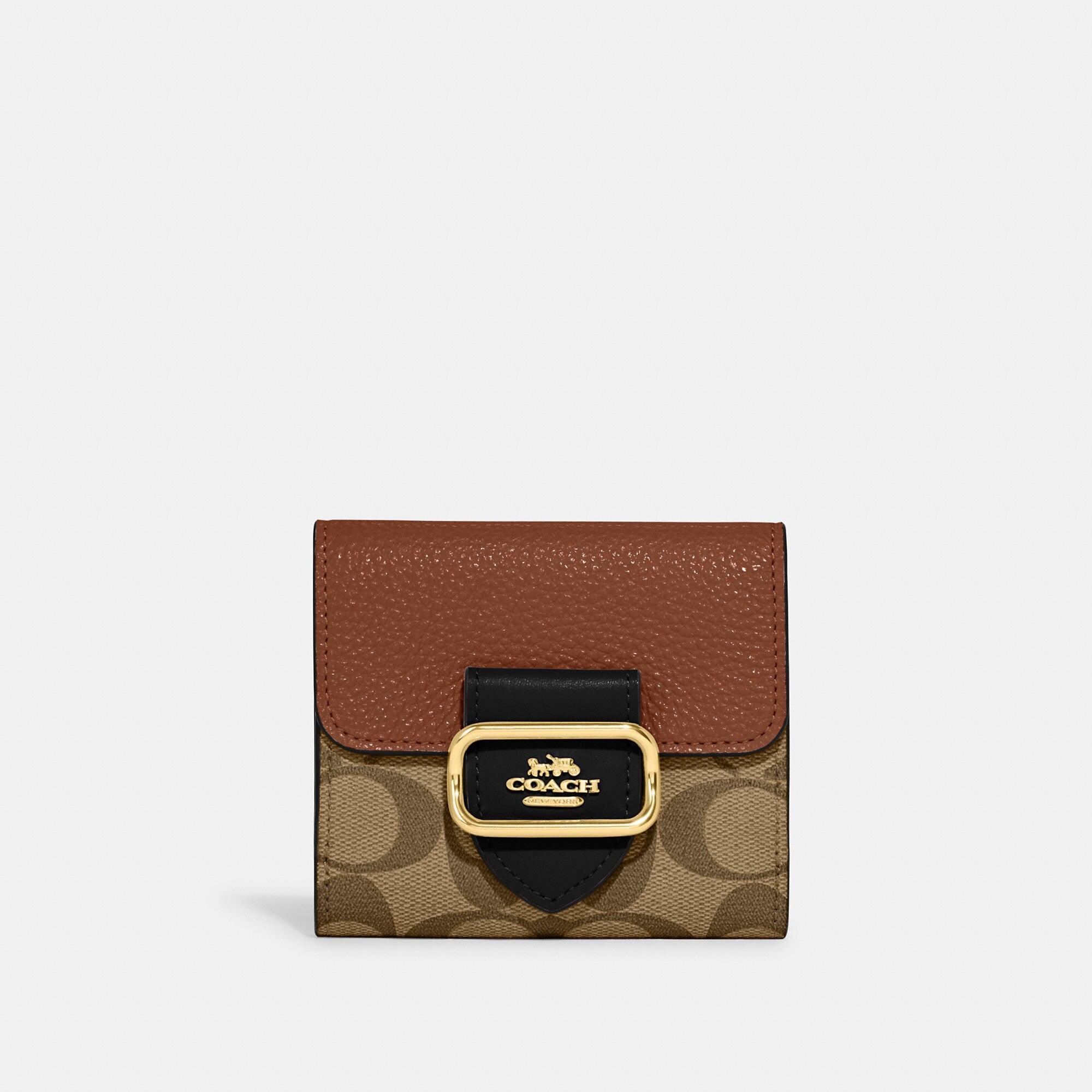 Coach Outlet Small Wallet in Brown Lyst