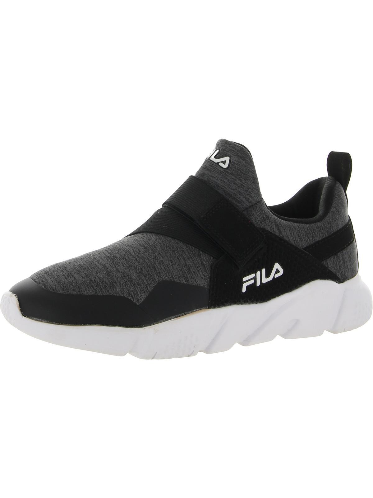 Fila Classico 18 Faux Leather Performance Sneakers in Black | Lyst