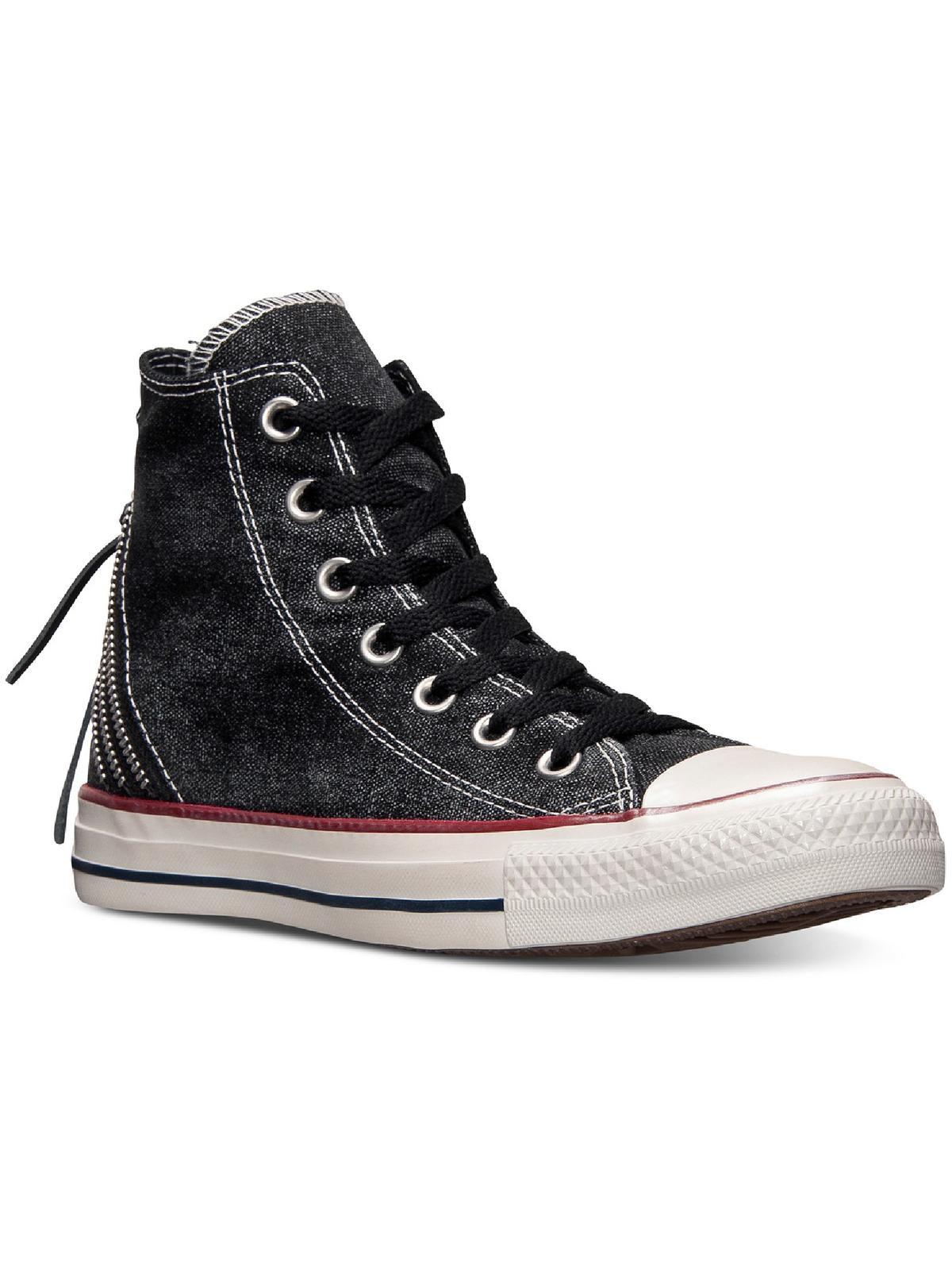Converse Chuck Taylor All Star Tri-zip Sparkle Wash Canvas High Top Casual  And Fashion Sneakers in Black | Lyst
