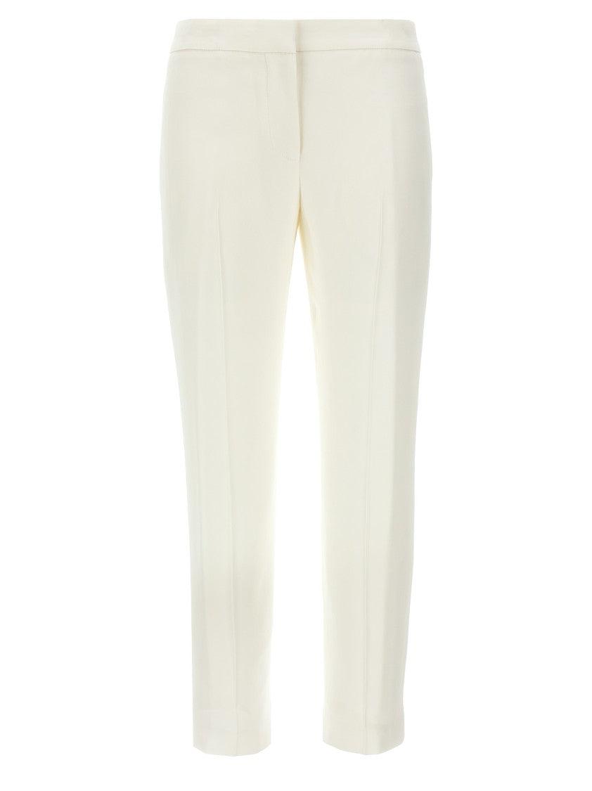 パンツ Mcqueen Straight-Fit Crepe Pants With Ironed Front Crease McQueen Pants for Women | Online Sale up to 54% off | Lyst