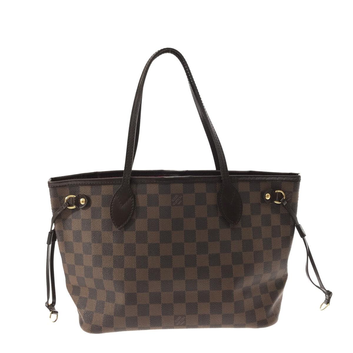 Louis Vuitton Neverfull Pm Canvas Tote Bag (pre-owned) in Black