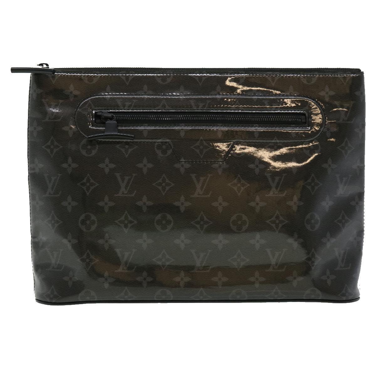 Louis Vuitton Pochette Twin GM Brown Canvas Clutch Bag (Pre-Owned)