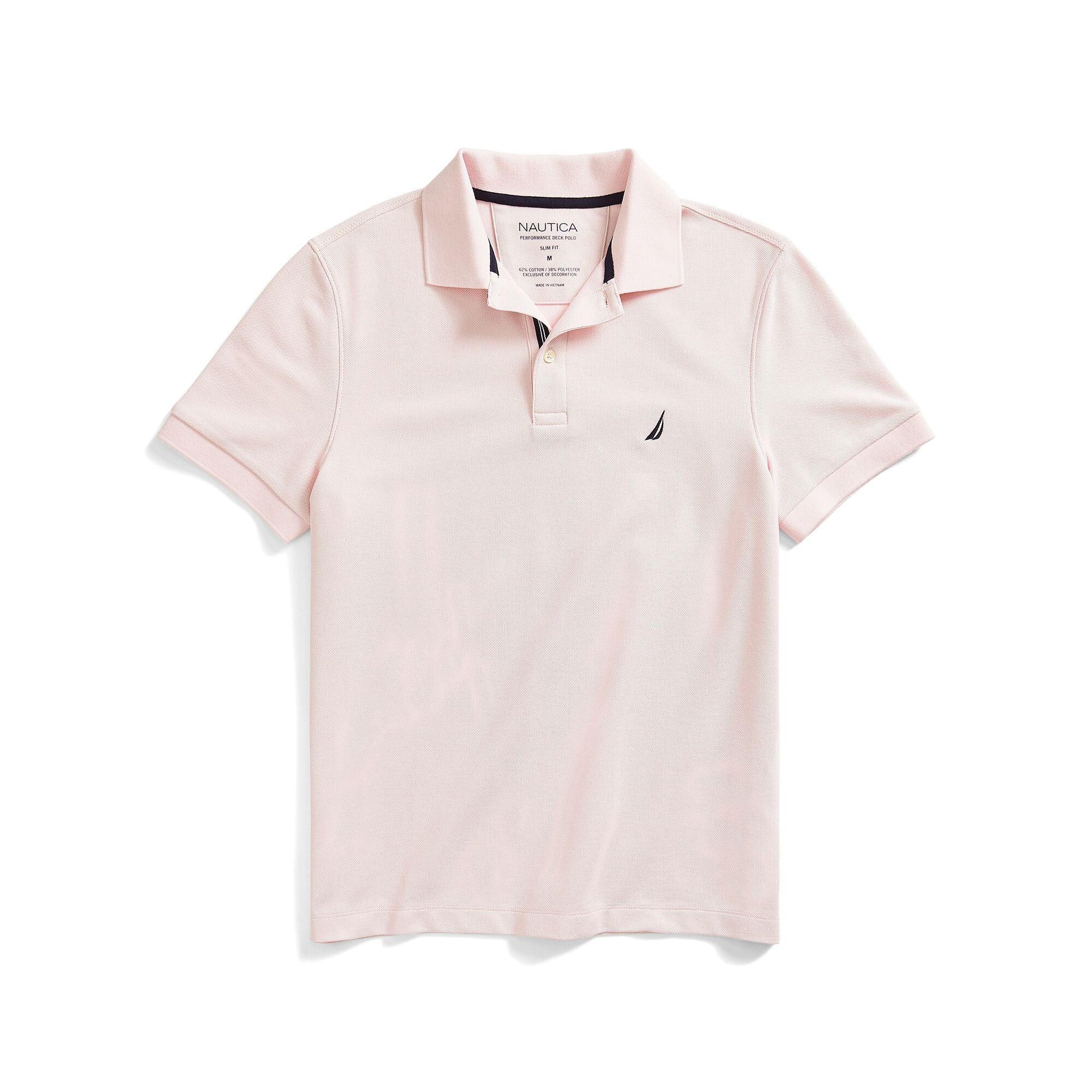 Nautica Cotton Slim Fit Deck Polo in 