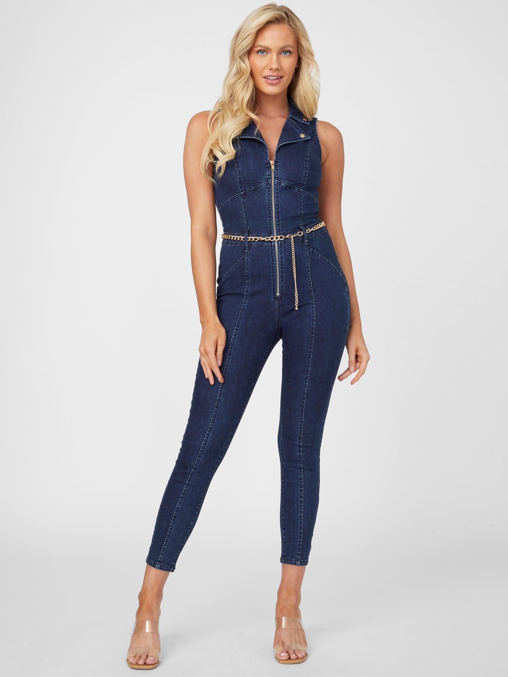 guess linen jumpsuit