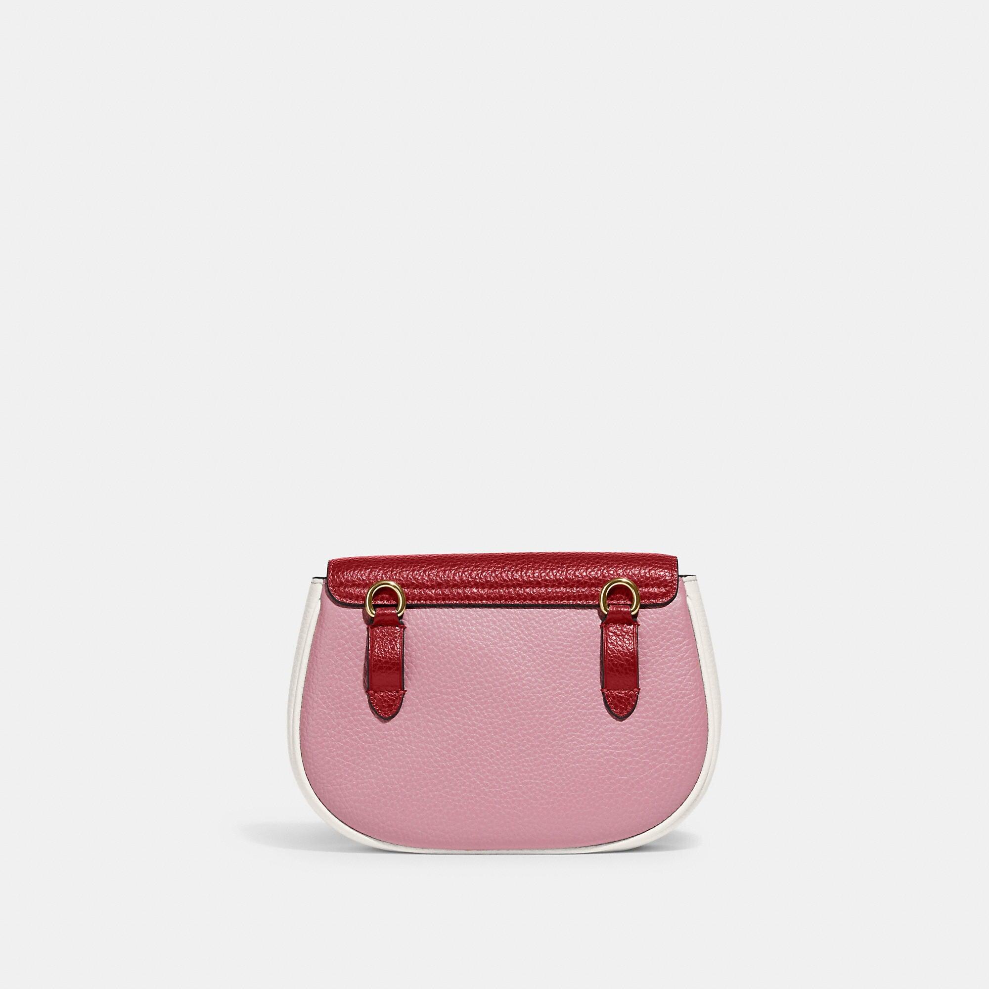 Coach Outlet Saddle Belt Bag In Colorblock in Red | Lyst