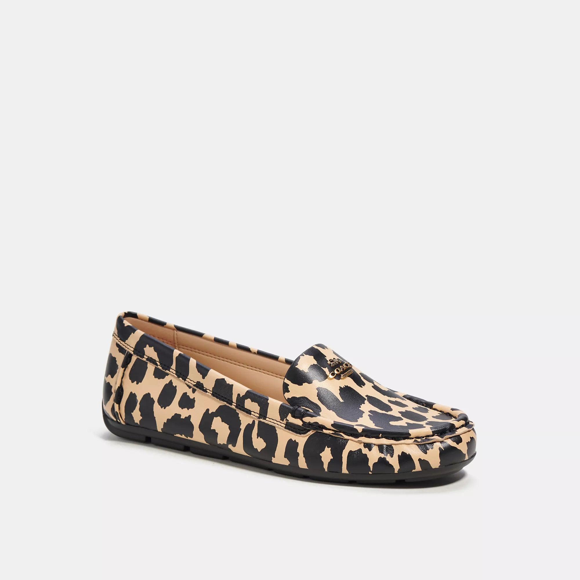 COACH Marley Driver With Leopard Print in Brown Lyst