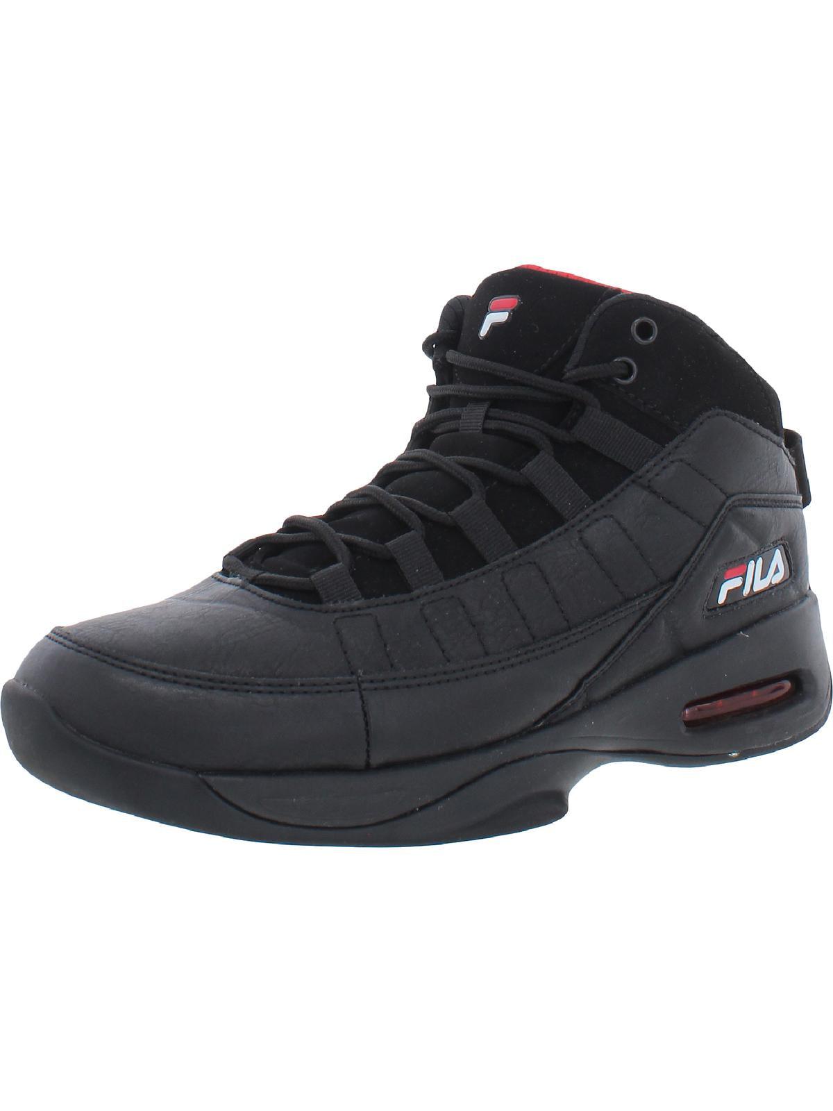 Fila Eight-five Mid Top Basketball Shoes in Black for | Lyst