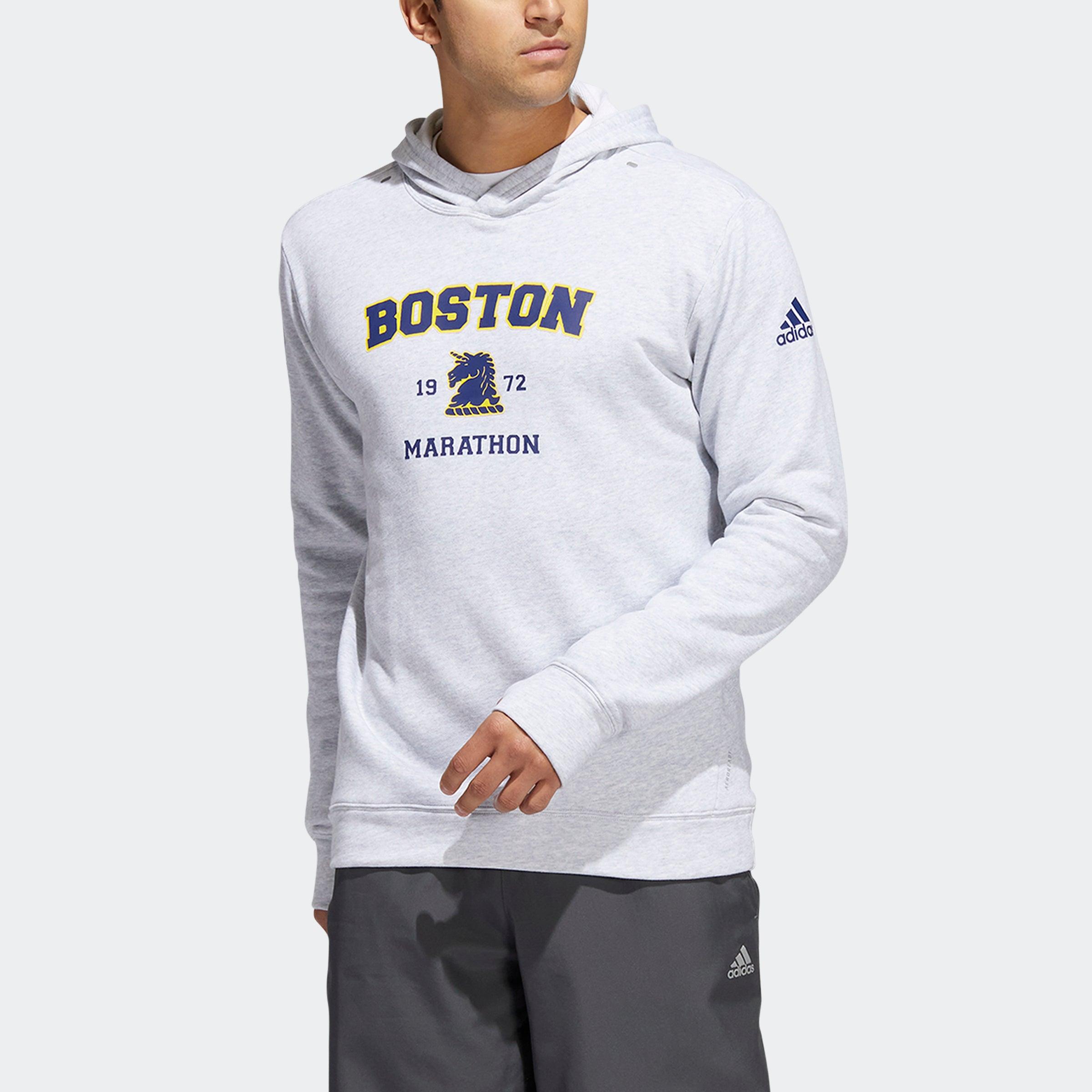 adidas Men's Heathered Gray Boston Bruins Fashion Full-Zip Hoodie - Macy's