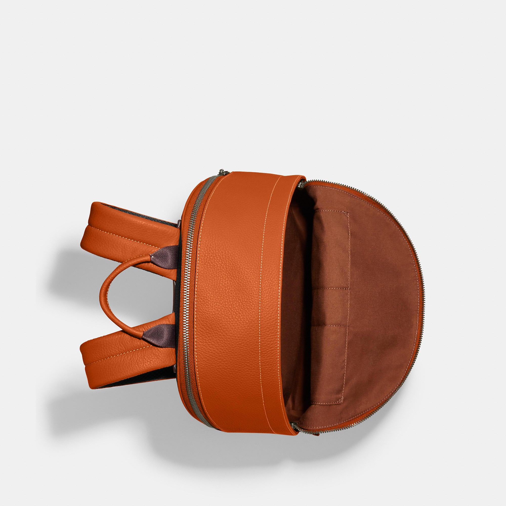 COACH West Backpack in Orange | Lyst