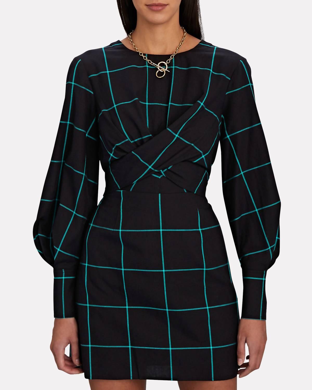 STAUD Mini Crosshill Dress in Black | Lyst