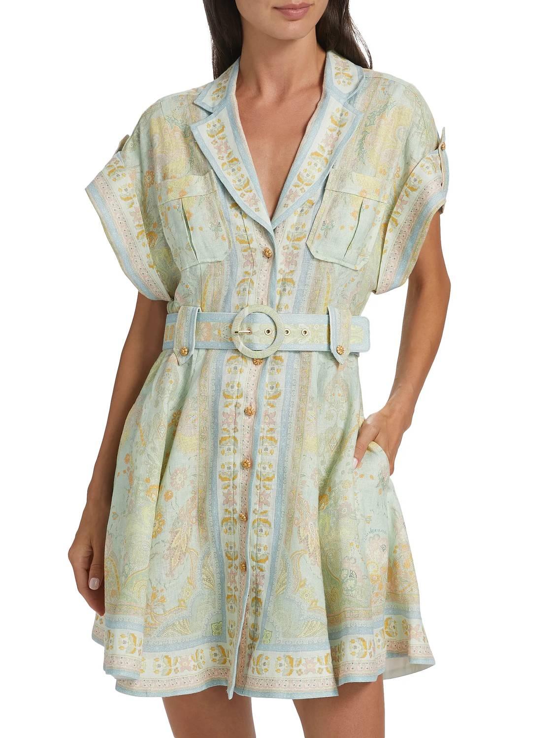 【Zimmermann】アカシア ミニ シャツ ドレス Women's Zimmermann Mini and short dresses from $375 | Lyst