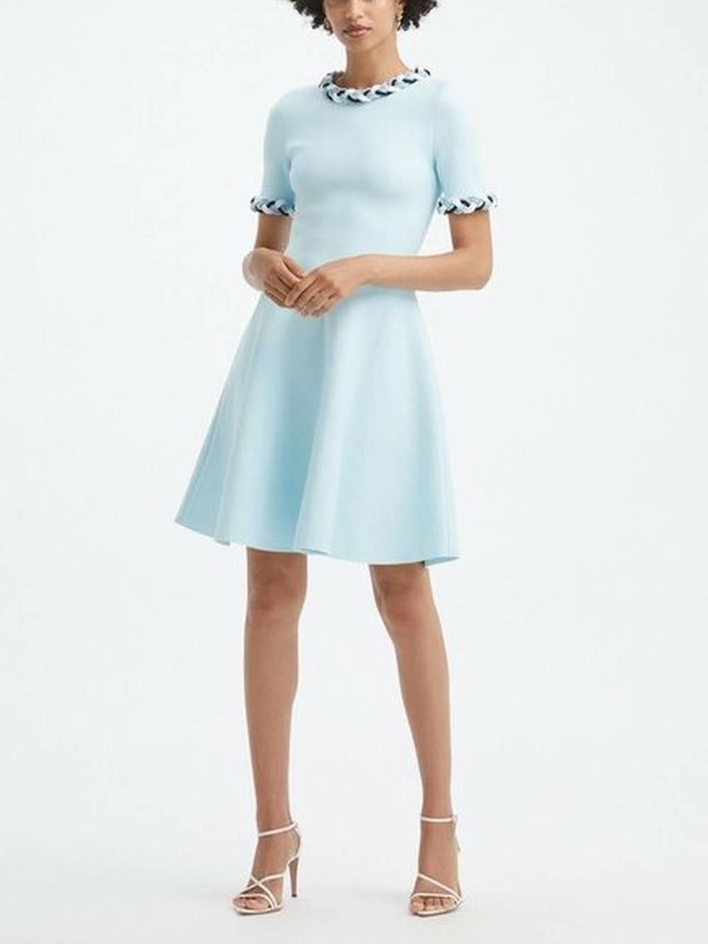 Oscar de la renta store fit and flare dress