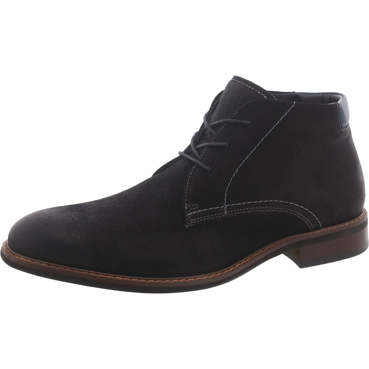 Steve Madden Baran Nubuck Lace Up Chukka Boots in Black for Men Lyst