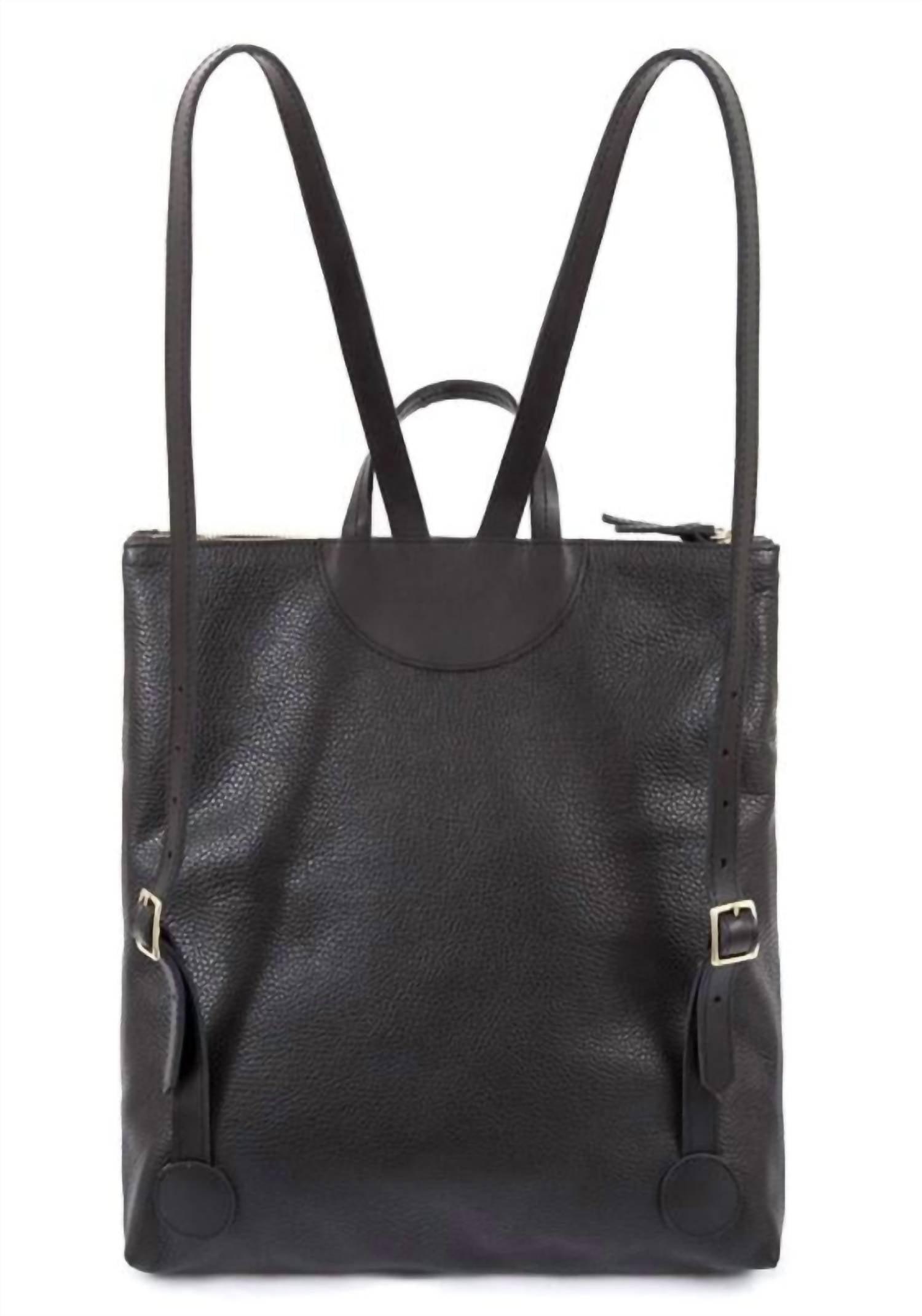 Clare V. Solid Leather Backpack - Black Backpacks, Handbags - W2436440