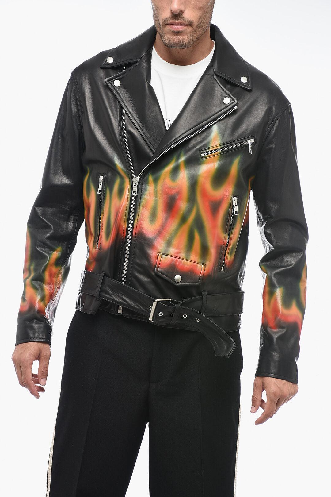 Palm Angels Leather jackets for Men | Online Sale up to 70% off | Lyst