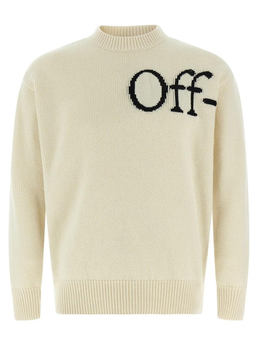 Off-White c/o Virgil Abloh 'Bookish Shared Knit' Sweater in White
