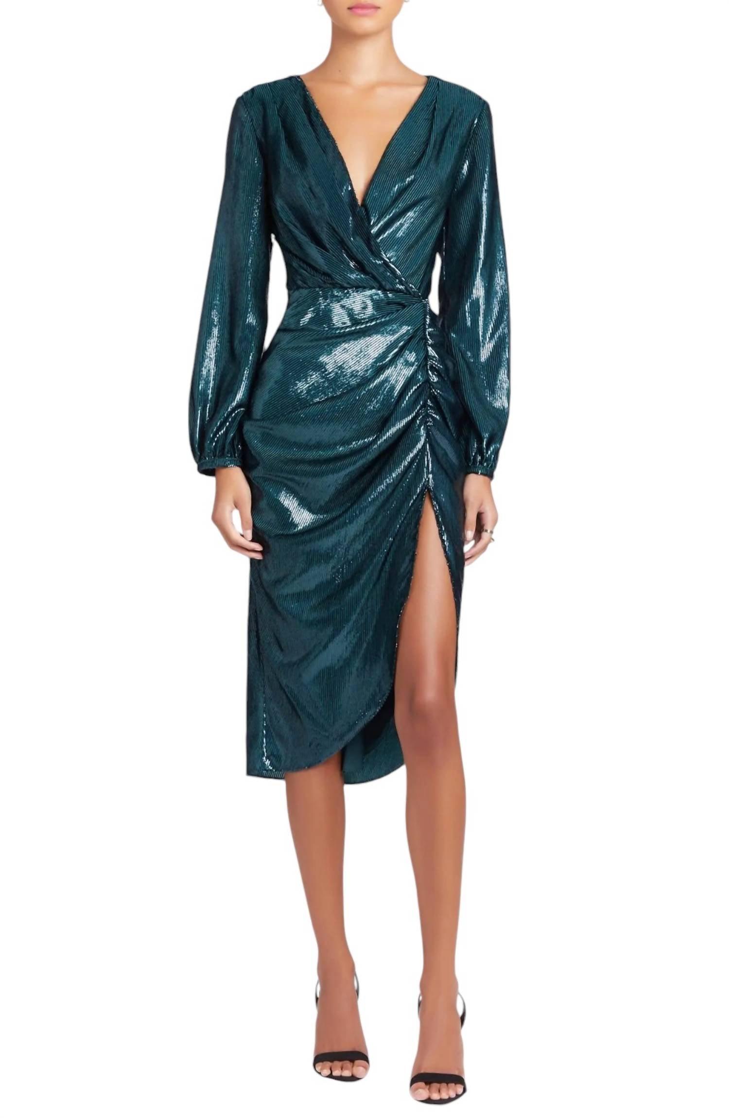 amanda uprichard long sleeve roma dress Amanda Uprichard Long Sleeve Roma Dress - Roseberry