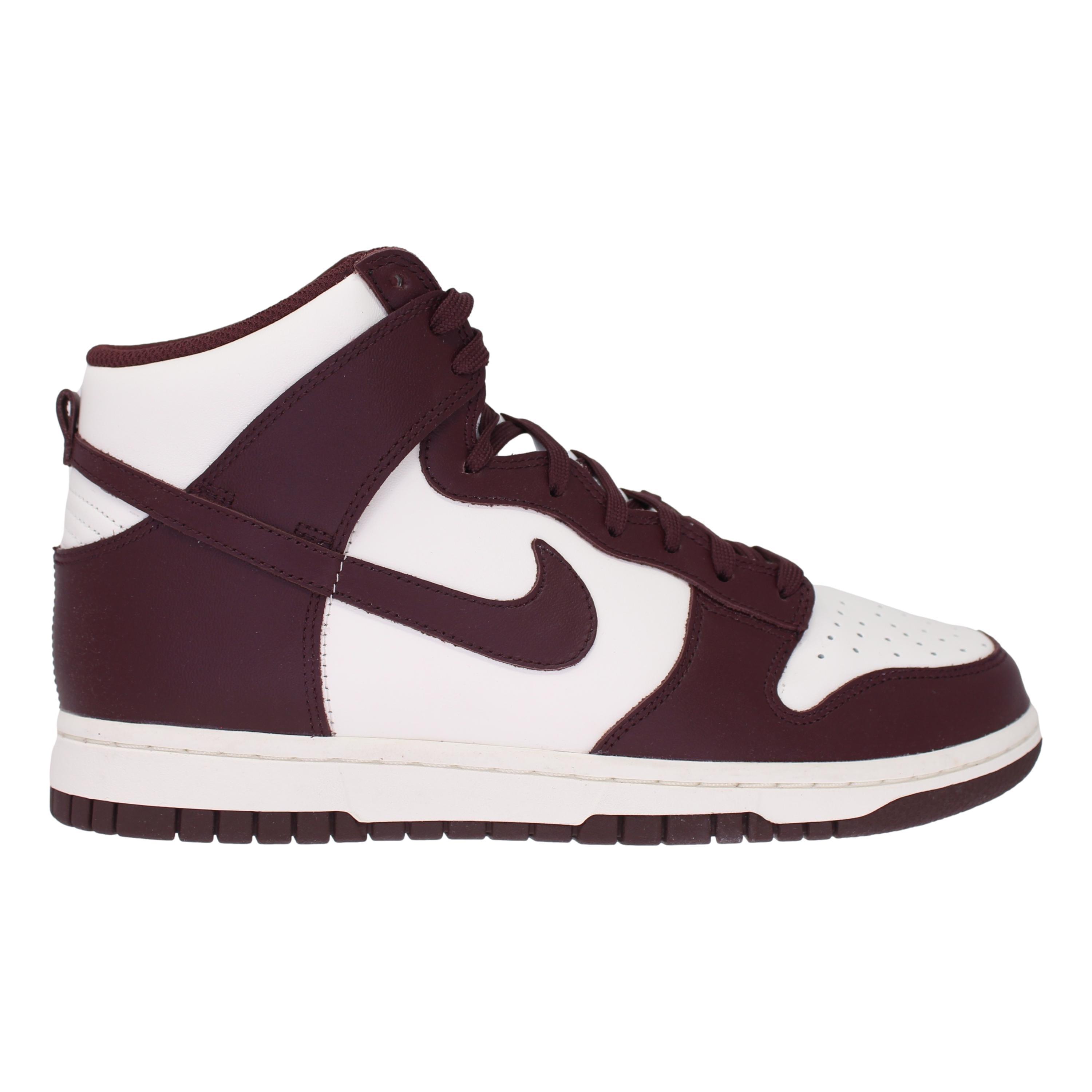 dunk high burgundy
