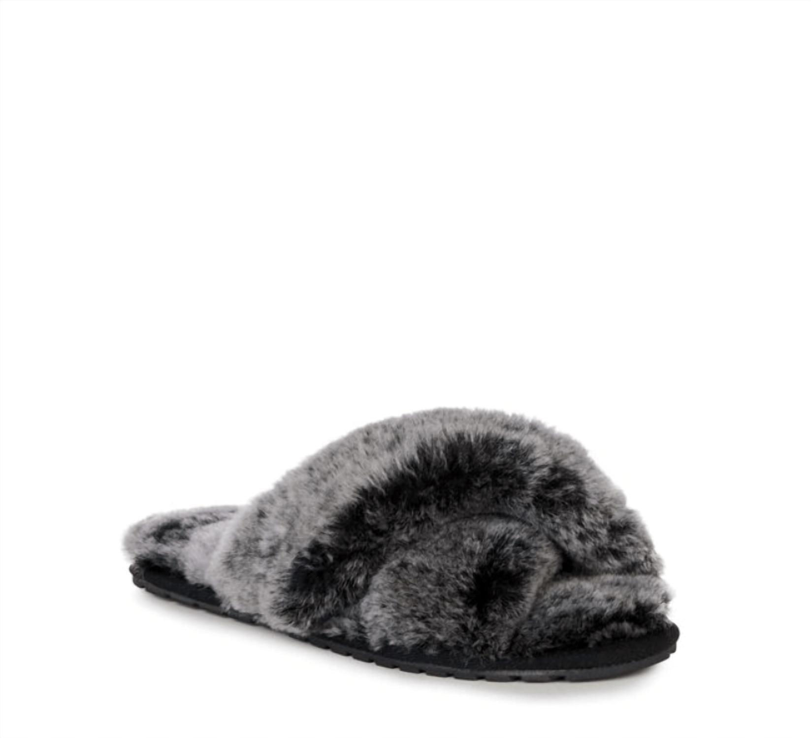 EMU Mayberry Frost Slipper In Black | Lyst