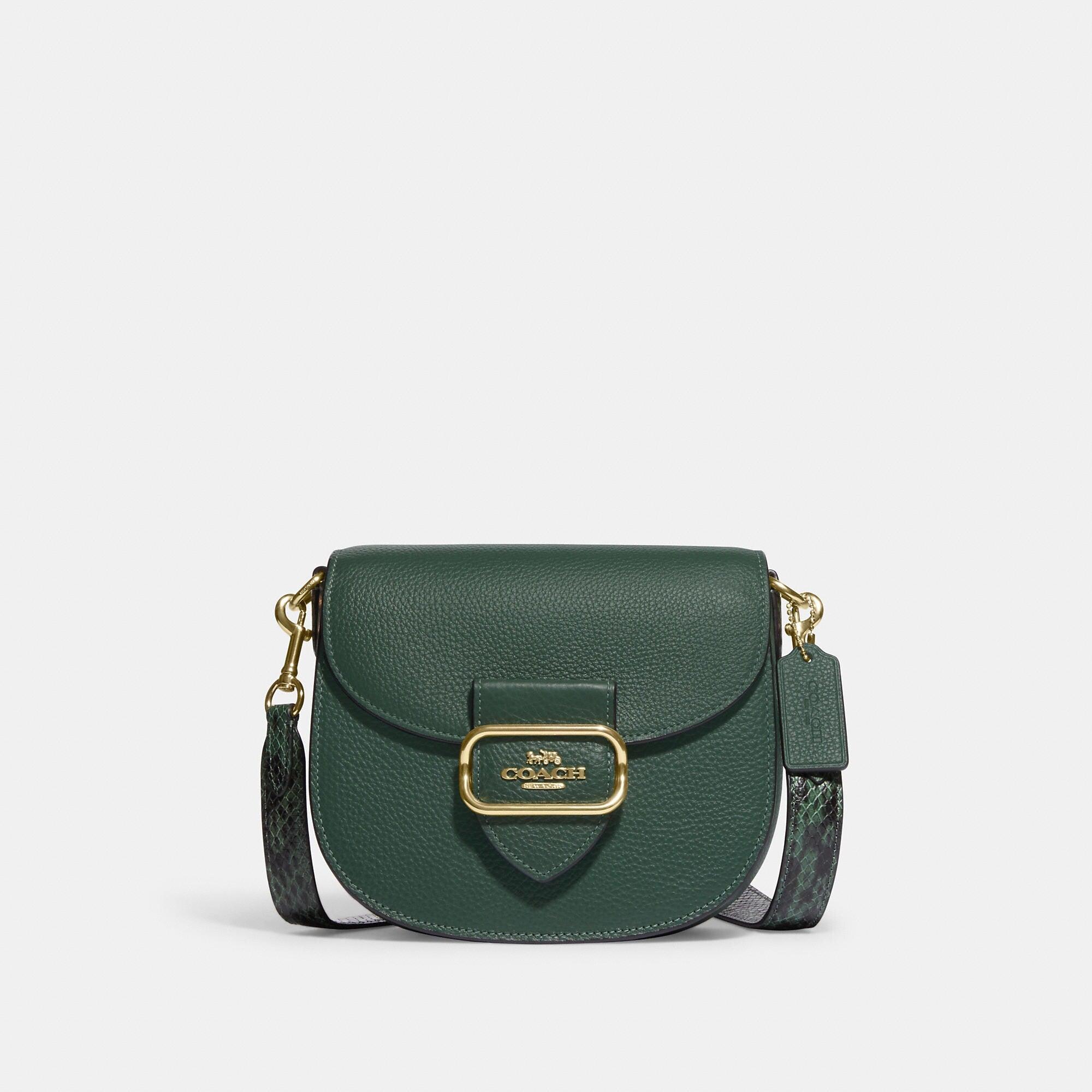 Coach Outlet Saddle Bag in Green Lyst