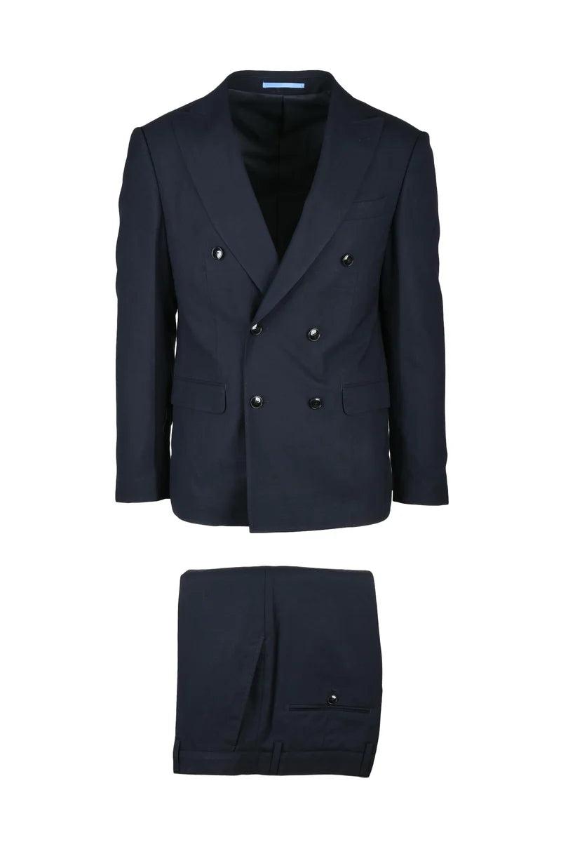 DOMENICO TAGLIENTE 濃紺ビジネススーツ 新品タグ付き DOMENICO TAGLIENTE 濃紺ビジネススーツ 新品タグ付き DOMENICO