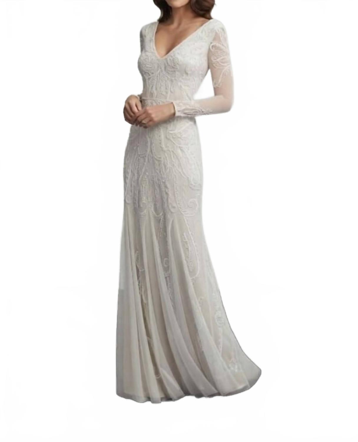 knee length dresses for ladies All over lace mini dress in Ivory All over lace mini dress in Ivory-  Adrianna Papell