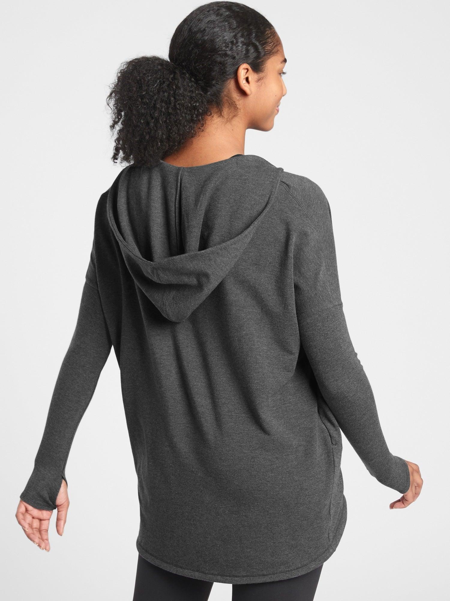 Athleta purana wrap sweatshirt sale