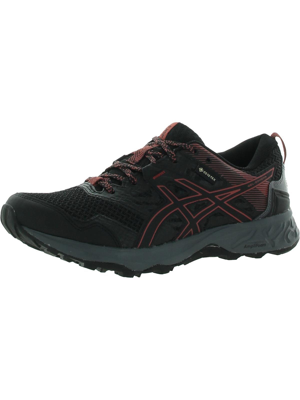Asics Partial Mesh Trainers Running Shoes in Black | Lyst